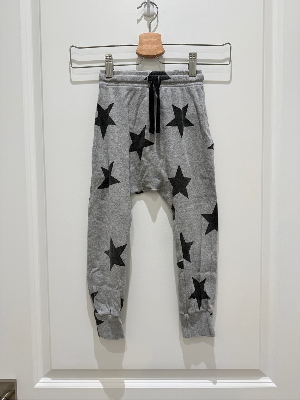 nununu classic star gray Joggers baggy pants